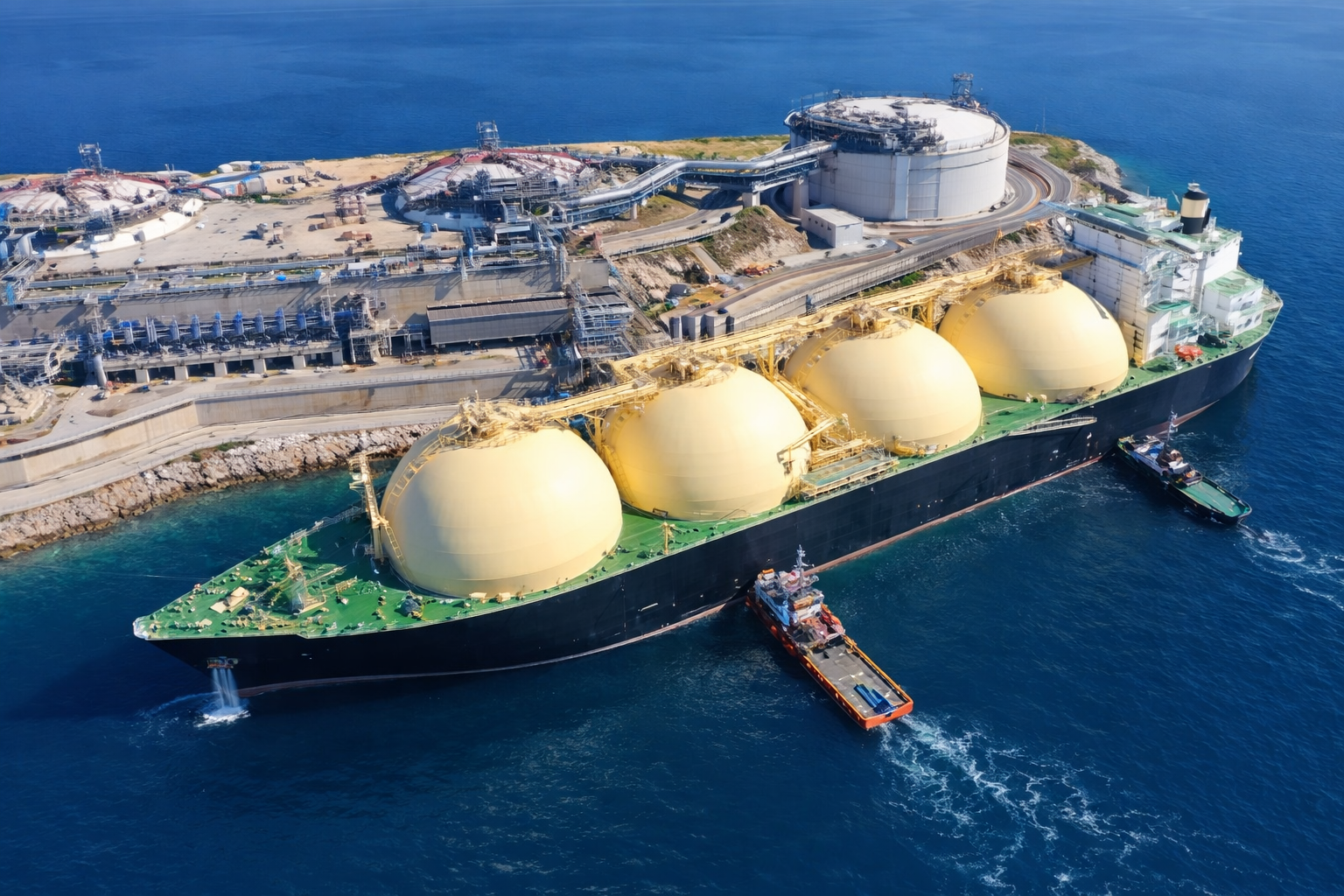 Industries LNG gas processing